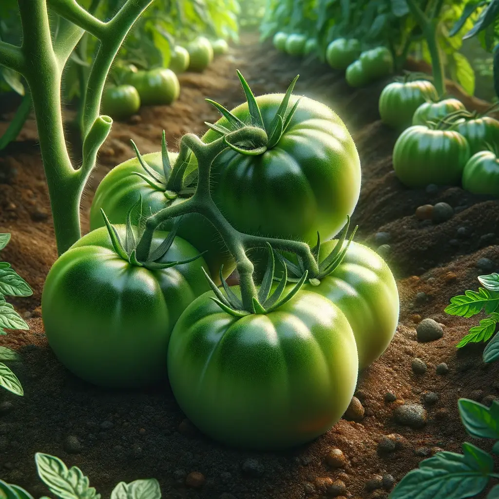 žalieji pomidorai