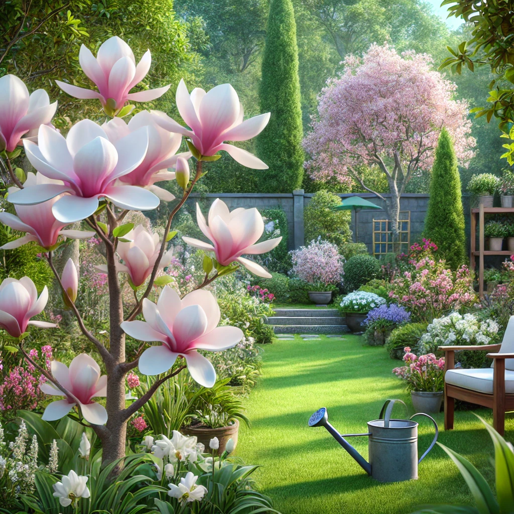 Magnolijų sodinimas