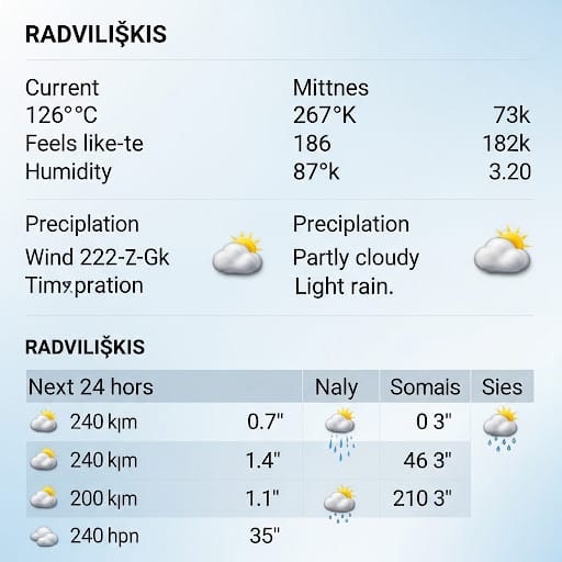 Radviliškio Orai: Išsamus Gidas po Visus Metų Laikus ir Klimato Ypatumus