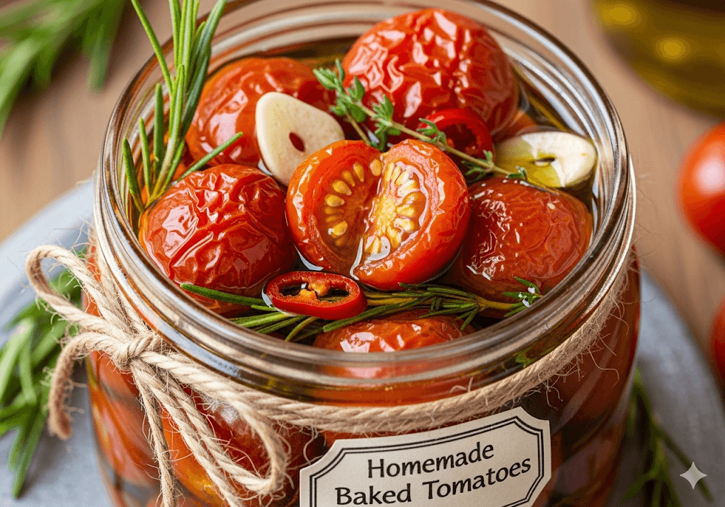 Kepti Pomidorai Žiemai: Atraskite Sodriausią Vasaros Skonį Stiklainyje Kepti Pomidorai Žiemai: Atraskite Sodriausią Vasaros Skonį Stiklainyje