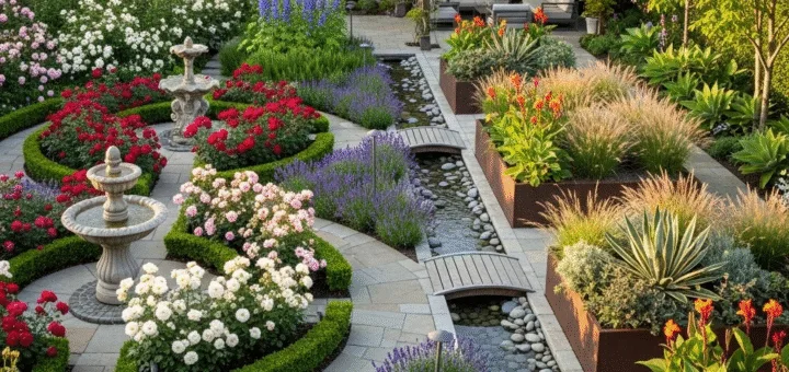 Gėlynų Idėjos: Nuo Klasikos iki Modernumo – Kaip Sukurti Įspūdingą Gėlių Oazę Savo Kieme