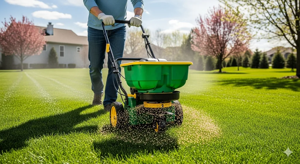 Pavasarinės trąšos vejai: Išsamus gidas, kaip pažadinti veją iš žiemos miego ir džiaugtis ja visą sezoną