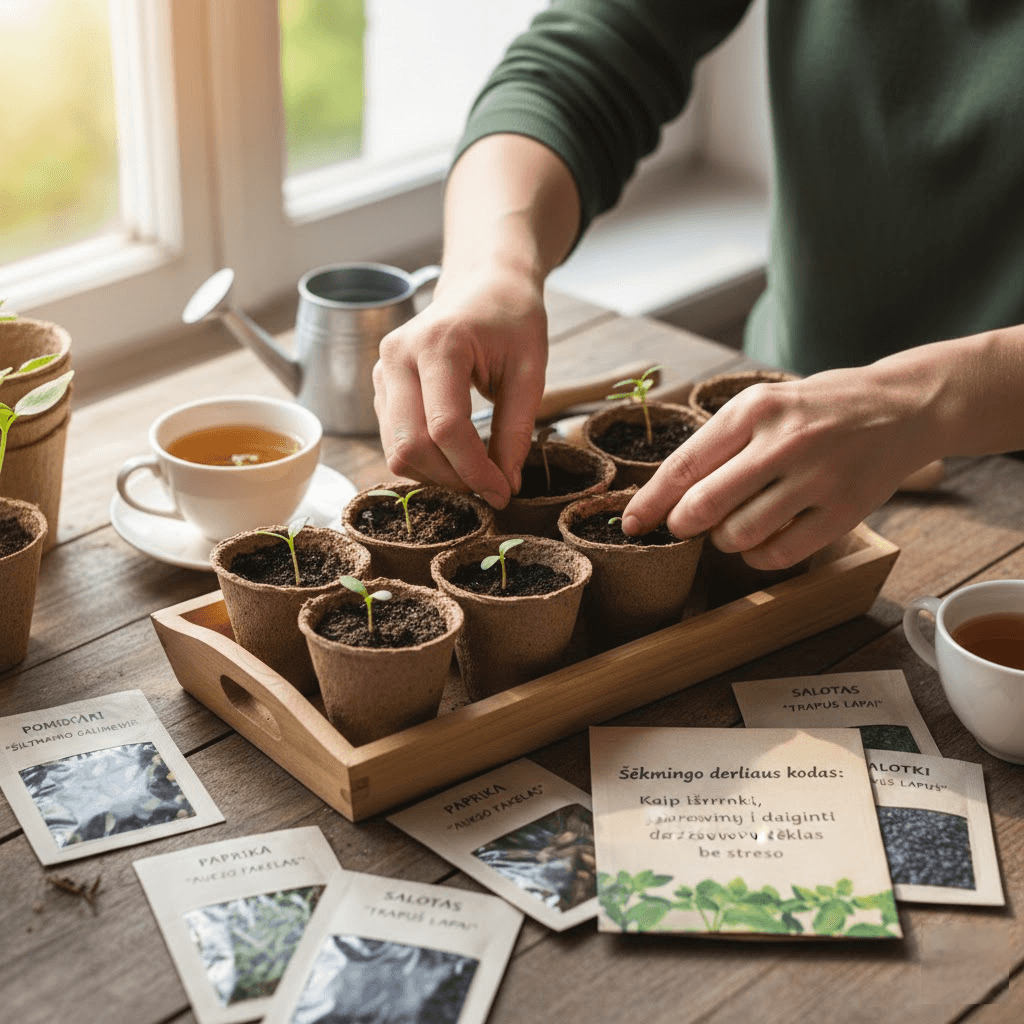 Sėkmingo derliaus kodas: Kaip išsirinkti, paruošti ir daiginti daržovių sėklas be streso