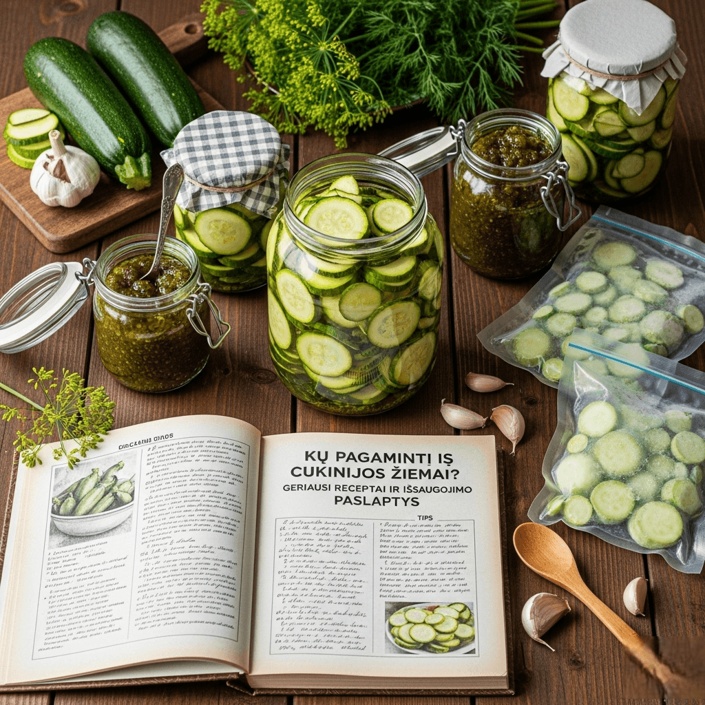 Ką Pagaminti iš Cukinijos Žiemai? Geriausi Receptai ir Išsaugojimo Paslaptys Ką Pagaminti iš Cukinijos Žiemai? Geriausi Receptai ir Išsaugojimo Paslaptys