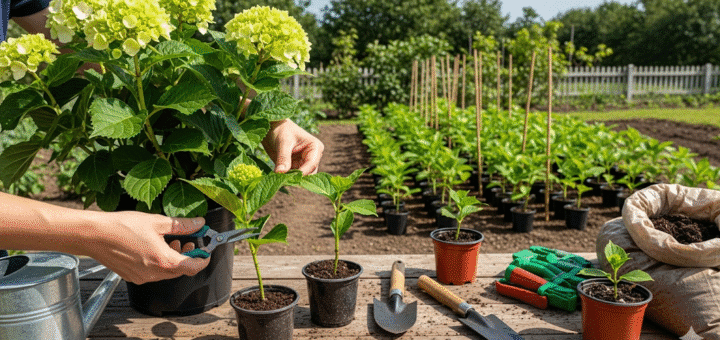 Hortenzijų Dauginimas: Išsamus Gidas, Kaip Iš Vieno Krūmo Sukurti Visą Sodą
