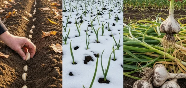 Žieminiai česnakai: Išsamus gidas nuo sodinimo rudenį iki gausaus derliaus vasarą