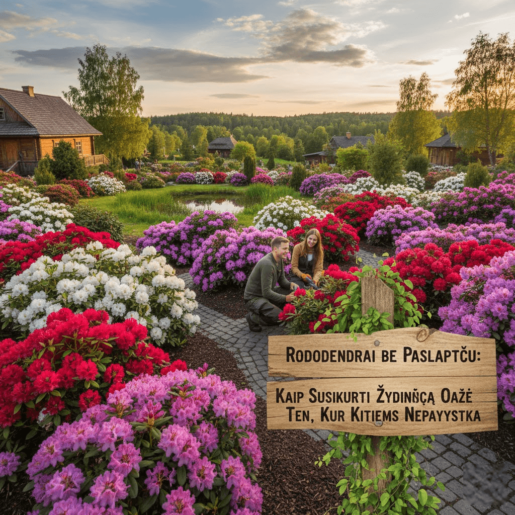 Rododendrai be Paslapčių: Kaip Susikurti Žydinčią Oazę Ten, Kur Kitiems Nepavyksta