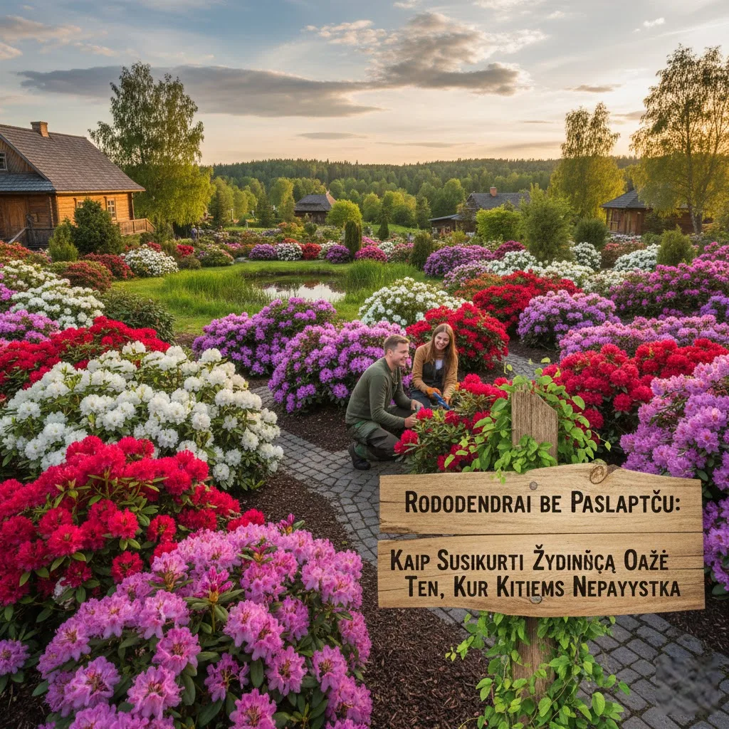 Rododendrai be Paslapčių: Kaip Susikurti Žydinčią Oazę Ten, Kur Kitiems Nepavyksta