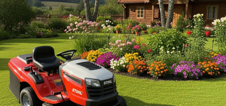 STIHL Vejos Traktoriukai: Išsamus Gidas, Padėsiantis Išsirinkti Geriausią Sodo Pagalbininką