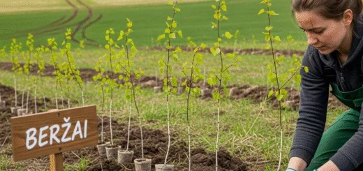 Beržų Sodinukai: Išsamus Gidas, Kaip Pasodinti ir Užauginti Lietuvišką Miško Karalių Savo Sklype