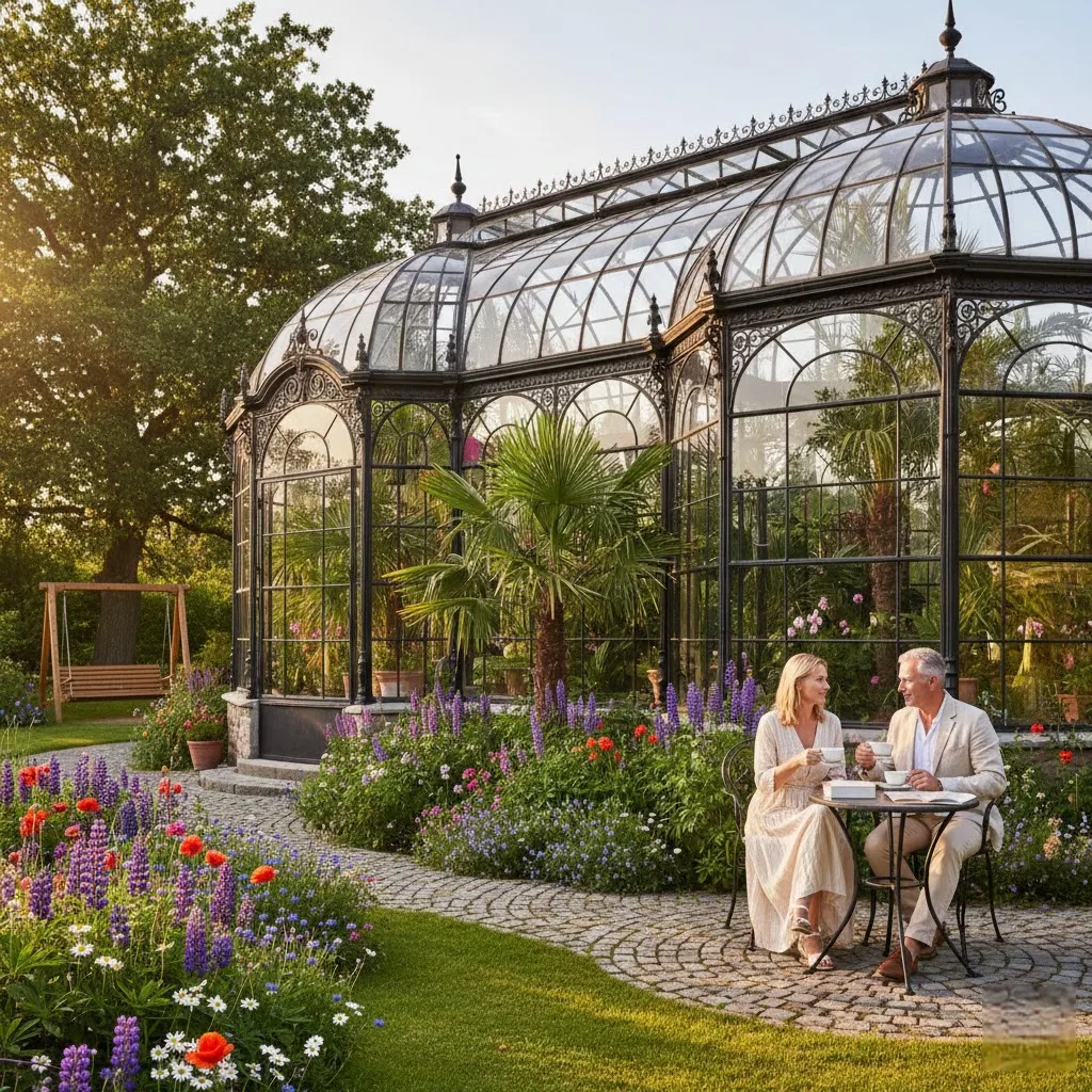 Stiklo rūmai jūsų sode: Kodėl klasika niekada neišeina iš mados ir kaip pasirinkti teisingai