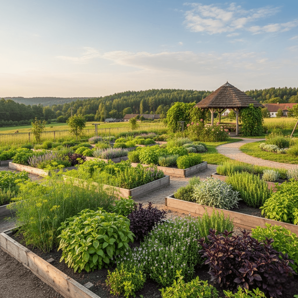 Kvapioji sodo architektūra: Prieskoninių augalų rūšys, jų charakteristikos ir derinimo menas