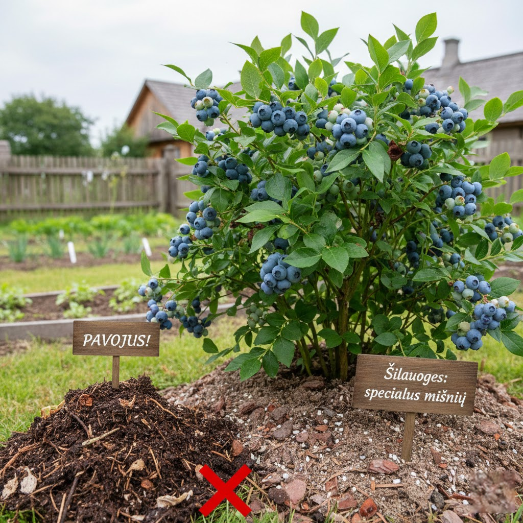 Šilauogių mitybos strategija: kodėl įprastas sodo kompostas joms yra nuodas ir kuo tręšti gausiam derliui?