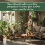 Namų džiunglių architektūra: Kaip prisijaukinti vazonines gėles ir paversti namus gyvybės šaltiniu