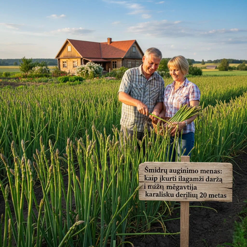 Smidrų auginimo menas: kaip įkurti ilgaamžį daržą ir mėgautis karališku derliumi 20 metų