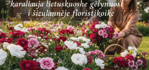 Dianthus sugrįžimas: Kodėl senovinė „dievų gėlė“ vėl karaliauja lietuviškuose gėlynuose ir šiuolaikinėje floristikoje