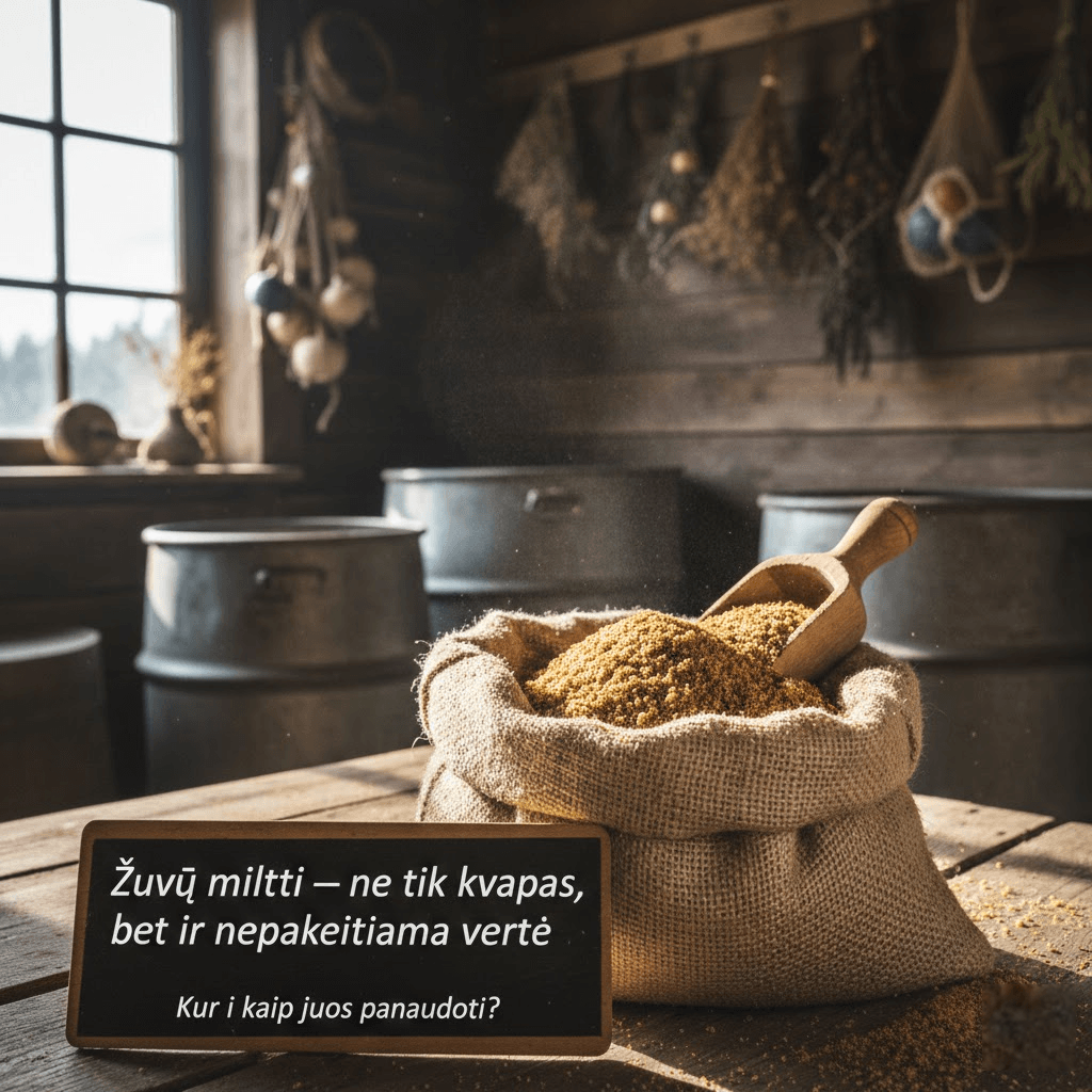 Žuvų miltai – ne tik kvapas, bet ir nepakeičiama vertė: Kur ir kaip juos panaudoti? Žuvų miltai – ne tik kvapas, bet ir nepakeičiama vertė: Kur ir kaip juos panaudoti?