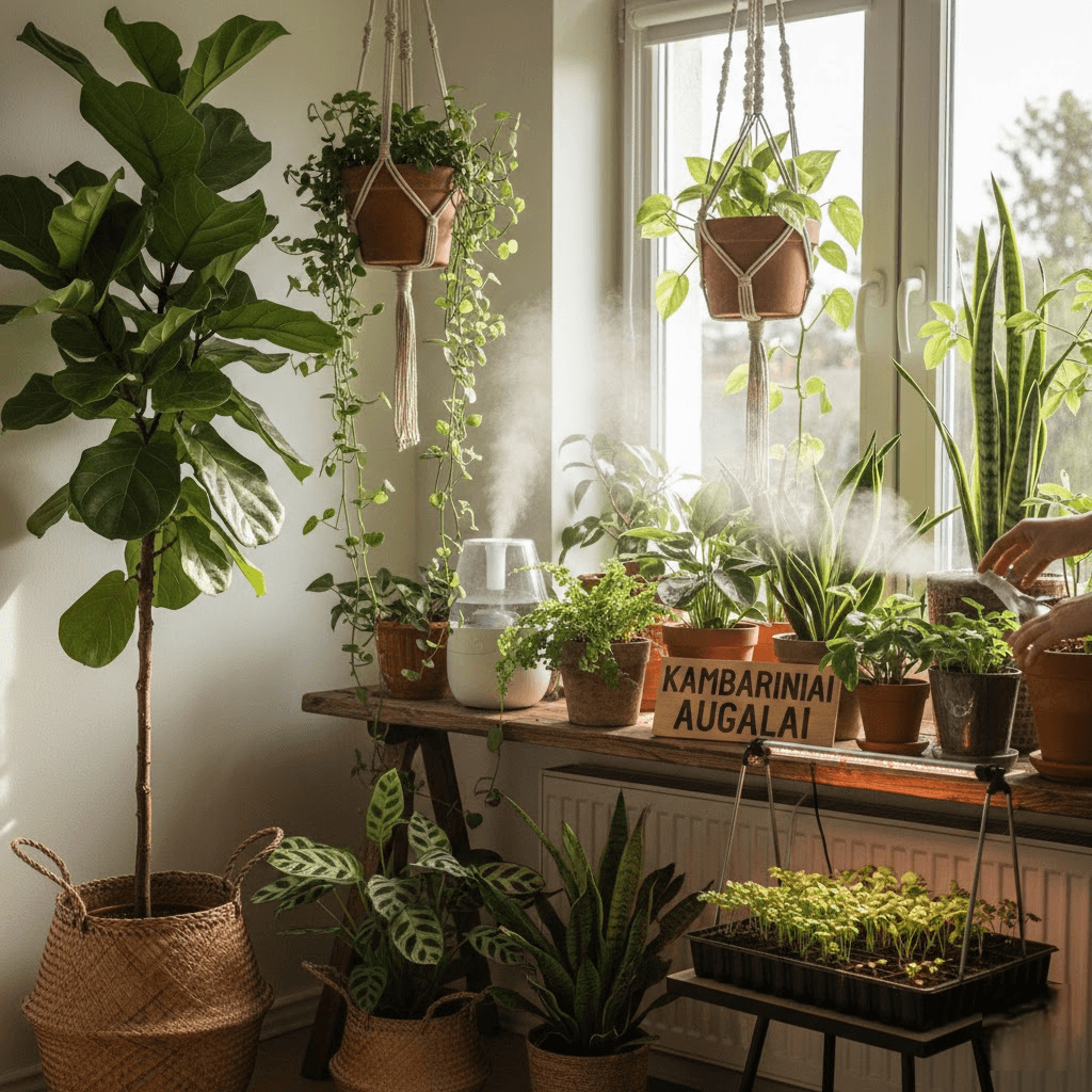 Kambariniai augalai: Daugiau nei dekoracija – kaip sukurti klestinčią ekosistemą savo namuose Kambariniai augalai: Daugiau nei dekoracija – kaip sukurti klestinčią ekosistemą savo namuose