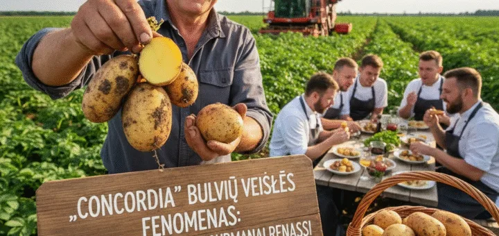 „Concordia“ bulvių veislės fenomenas: kodėl augintojai ir gurmanai renkasi būtent šį „Europlant“ kūrinį?