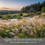 Vėjo šokis sode: kaip dekoratyvinės smilgos keičia kraštovaizdžio dinamiką ir estetiką