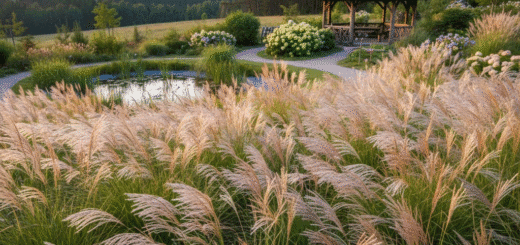 Vėjo šokis sode: kaip dekoratyvinės smilgos keičia kraštovaizdžio dinamiką ir estetiką