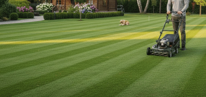 Metas pamiršti paprastą pjovimą: Kodėl cilindrinė vejapjovė yra jūsų bilietas į golfo laukų kokybės veją