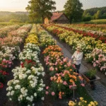 Žiedų jūra jūsų kieme: Floribundinių rožių magija, veislės ir profesionalios auginimo paslaptys