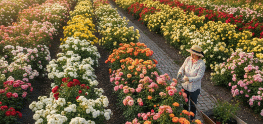 Žiedų jūra jūsų kieme: Floribundinių rožių magija, veislės ir profesionalios auginimo paslaptys