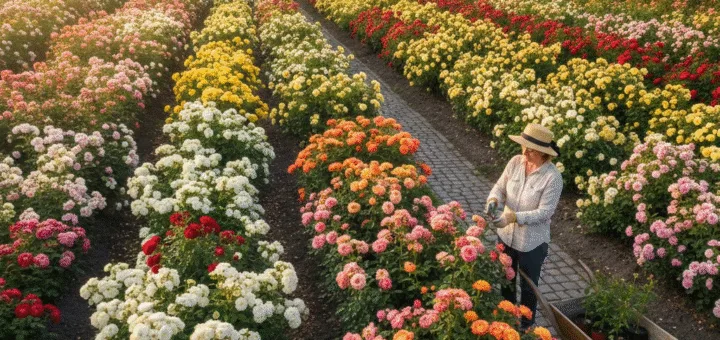 Žiedų jūra jūsų kieme: Floribundinių rožių magija, veislės ir profesionalios auginimo paslaptys