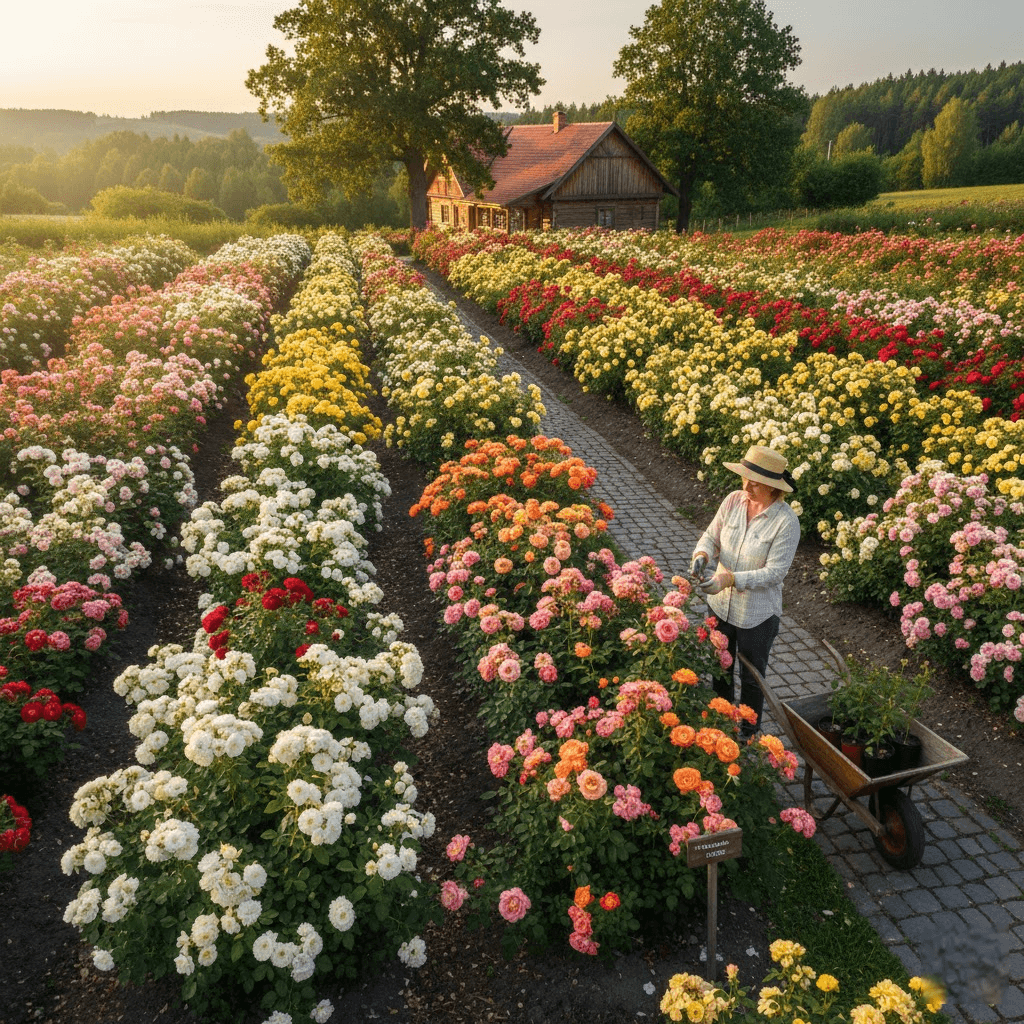Žiedų jūra jūsų kieme: Floribundinių rožių magija, veislės ir profesionalios auginimo paslaptys