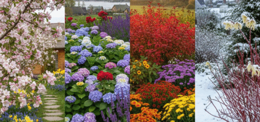 Metų laikų paletė: Žydinčių krūmų pasirinkimo ir derinimo menas jūsų sklype