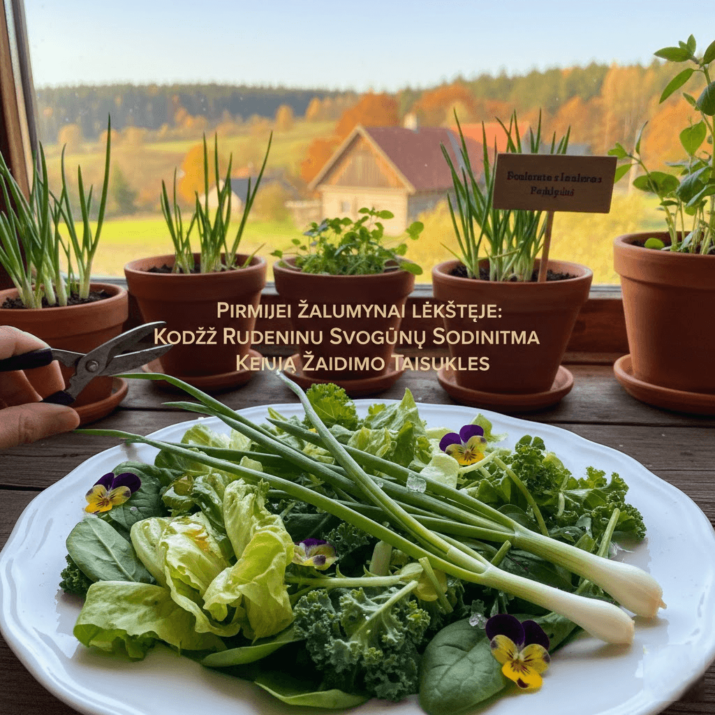 Pirmieji Žalumynai Lėkštėje: Kodėl Rudeninis Svogūnų Sodinimas Keičia Žaidimo Taisykles Pirmieji Žalumynai Lėkštėje: Kodėl Rudeninis Svogūnų Sodinimas Keičia Žaidimo Taisykles