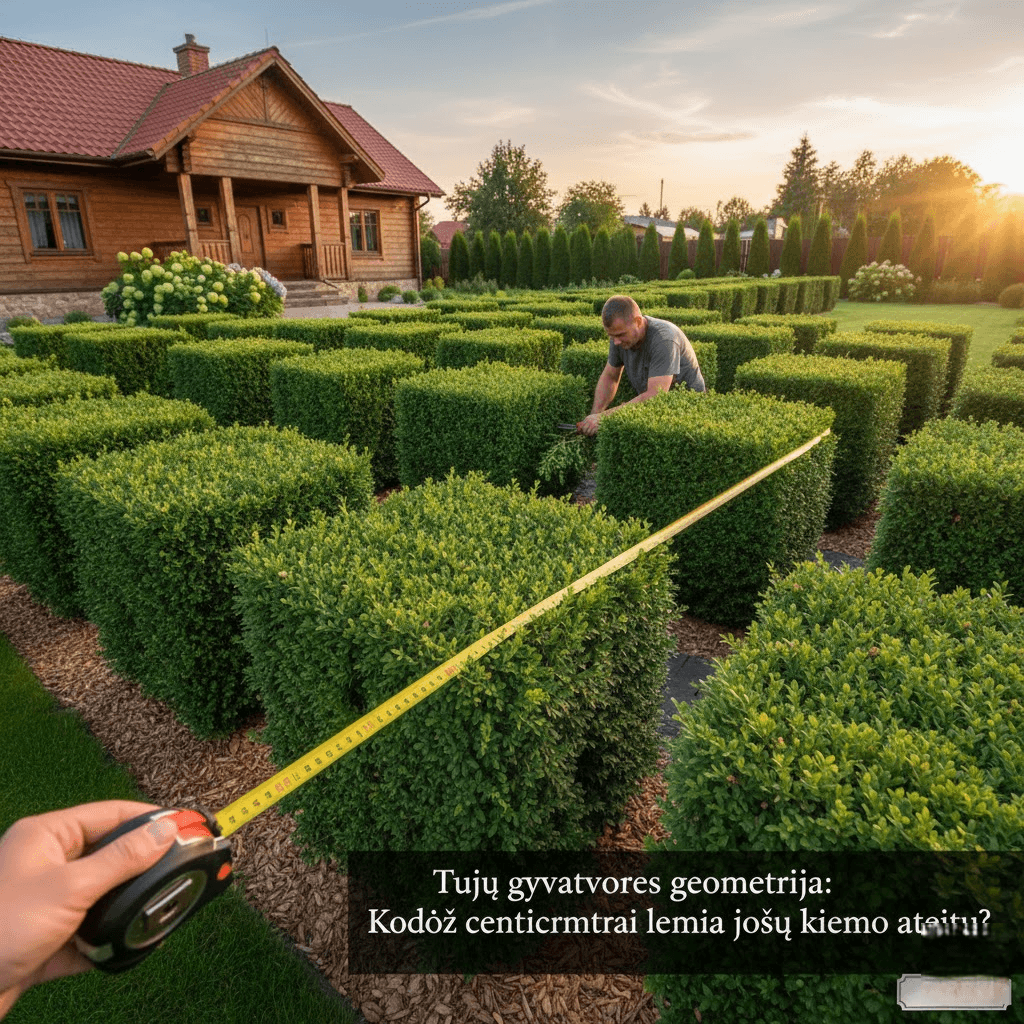 Tujų gyvatvorės geometrija: Kodėl centimetrai lemia jūsų kiemo ateitį? Tujų gyvatvorės geometrija: Kodėl centimetrai lemia jūsų kiemo ateitį?
