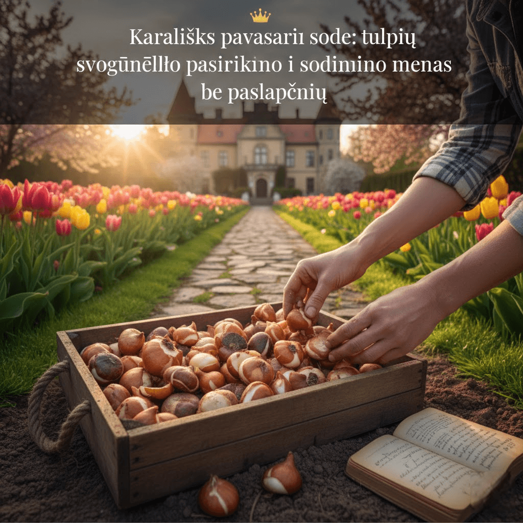 Karališkas pavasaris sode: tulpių svogūnėlių pasirinkimo ir sodinimo menas be paslapčių