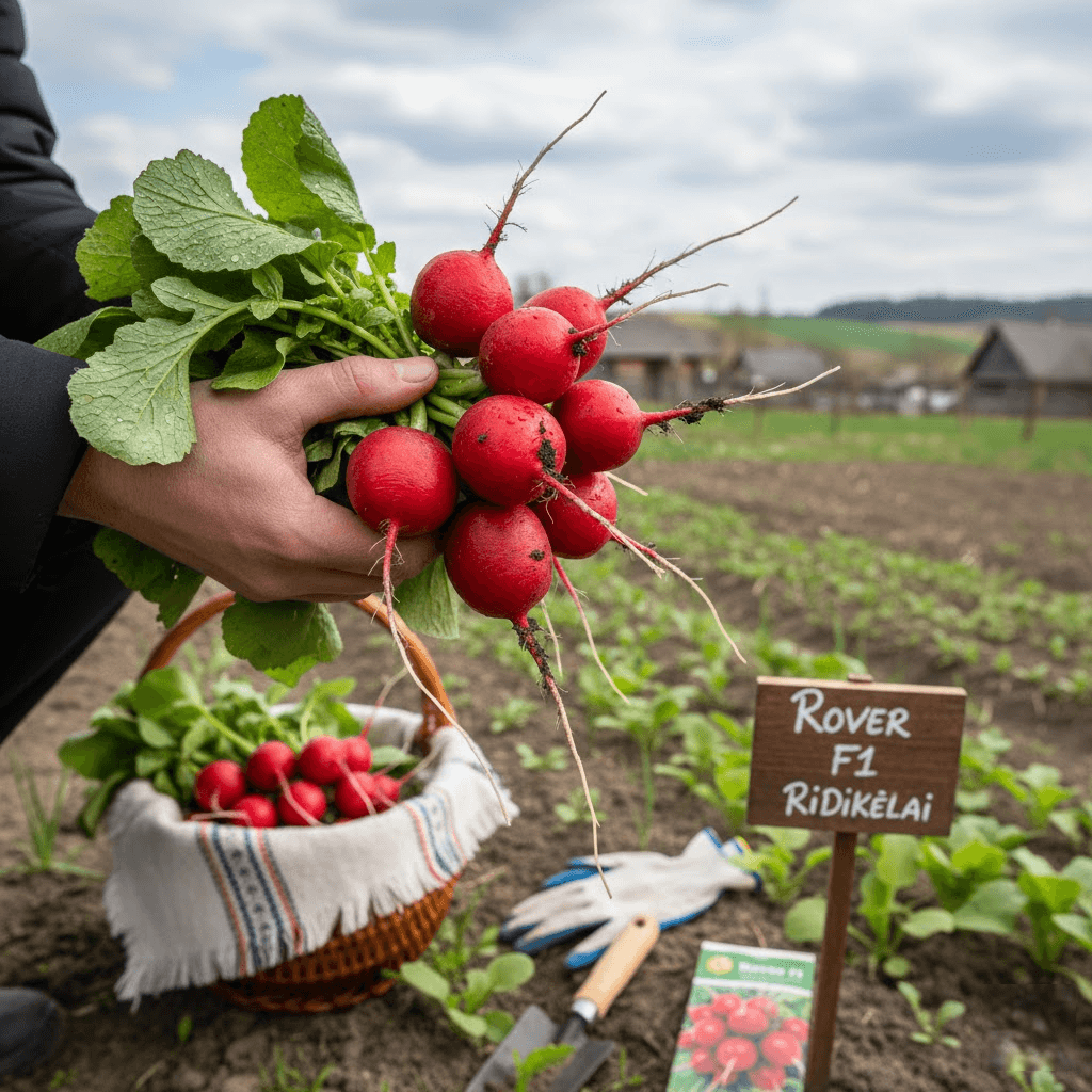 „Rover“ F1 fenomenas: traškūs ridikėliai net ir kaprizingą pavasarį