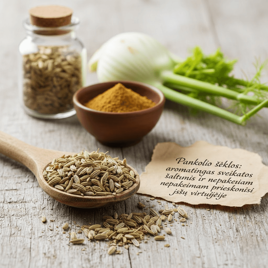 Pankolio sėklos: aromatingas sveikatos šaltinis ir nepakeičiamas prieskonis jūsų virtuvėje