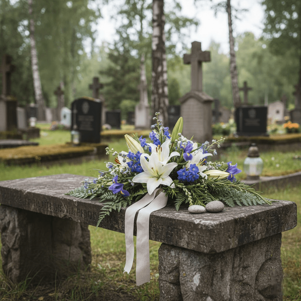 Harmonija ir Rimtis: Iškalbingos Gėlių Kompozicijos Jūsų Artimųjų Atminimui Harmonija ir Rimtis: Iškalbingos Gėlių Kompozicijos Jūsų Artimųjų Atminimui