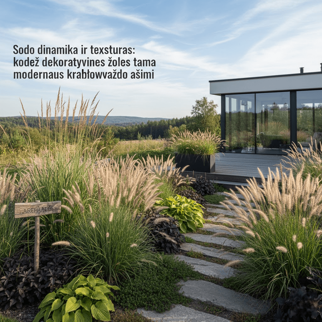 Sodo dinamika ir tekstūros: kodėl dekoratyvinės žolės tampa modernaus kraštovaizdžio ašimi Sodo dinamika ir tekstūros: kodėl dekoratyvinės žolės tampa modernaus kraštovaizdžio ašimi