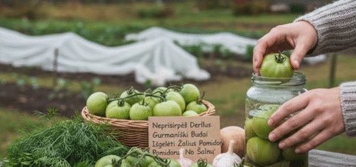 Neprisirpęs Derlius: Gurmaniški Būdai Išgelbėti Žalius Pomidorus Nuo Šalnų