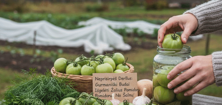 Neprisirpęs Derlius: Gurmaniški Būdai Išgelbėti Žalius Pomidorus Nuo Šalnų