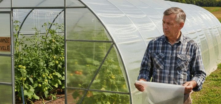 Investicija į derlių: Kaip išsirinkti šiltnamio plėvelę, kurios nereikės keisti kasmet