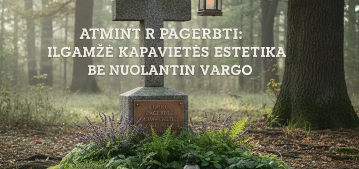 Atminti ir Pagerbti: Ilgaamžė Kapavietės Estetika Be Nuolatinio Vargo