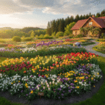 Spalvų architektūra sode: Svogūninių gėlių pasirinkimo, sodinimo ir priežiūros strategijos
