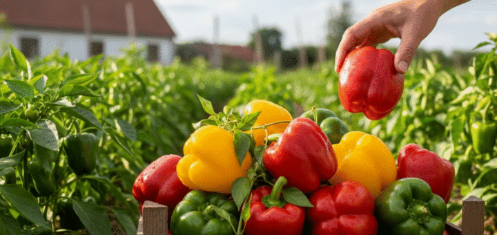 Paprikų derlius Lietuvoje: Kaip užsiauginti traškias ir sultingas daržoves net ir kaprizingą vasarą