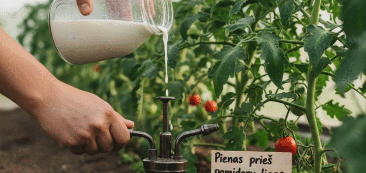 Pienas prieš pomidorų ligas: natūralus skydas jūsų šiltnamiui