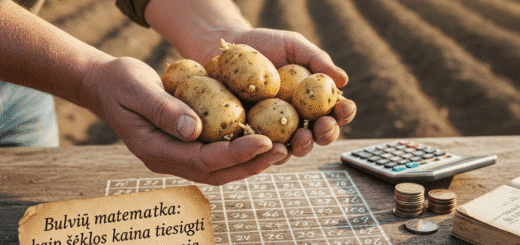 Bulvių matematika: kaip sėklos kaina tiesiogiai programuoja jūsų rudens derlių