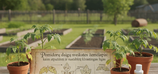 Pomidorų daigų sveikatos žemėlapis: kaip atpažinti ir sustabdyti klastingas ligas