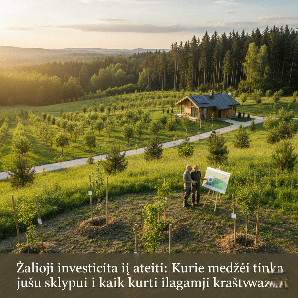 Žalioji investicija į ateitį: Kurie medžiai tinka jūsų sklypui ir kaip kurti ilgaamžį kraštovaizdį