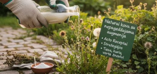 Natūrali kova su nepageidaujama augmenija: Acto receptai, strategijos ir tiesa, kurią verta žinoti