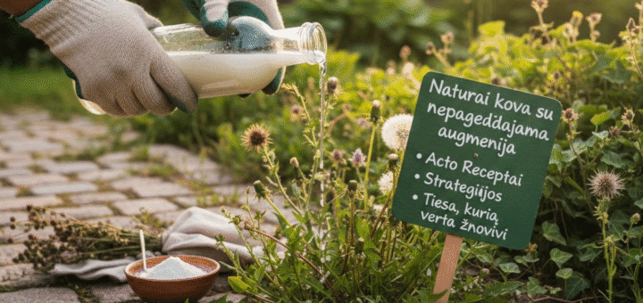 Natūrali kova su nepageidaujama augmenija: Acto receptai, strategijos ir tiesa, kurią verta žinoti